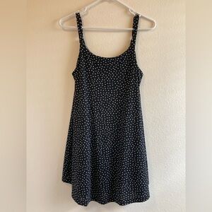 LuLaRoe Black and White Lynn Romper Dress